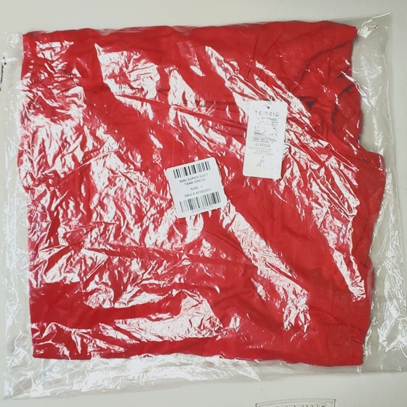 ❤NWT VINTAGE TORRID MINI TANK DRESS - VIVA MAGENTA RED - SUPER SOFT - PLUS SIZE - Picture 6 of 12
